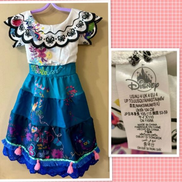 Disney Encanto Mirabel Dress, Costume for Girls - Picture 1 of 1